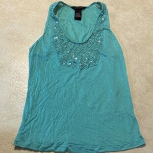 Victoria’s Secret discontinued brand Moda International women’s S beaded tank